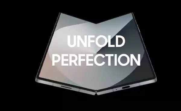 Samsung Galaxy Z Fold unfolded