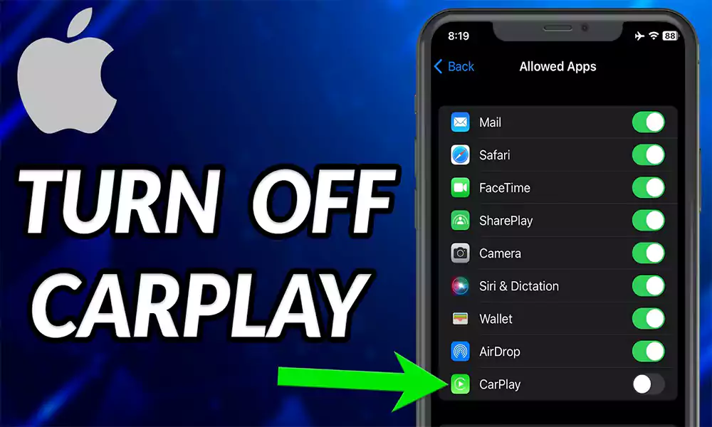 d-Turn Off CarPlay on iPhone