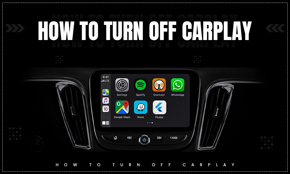 how to turn off carplay