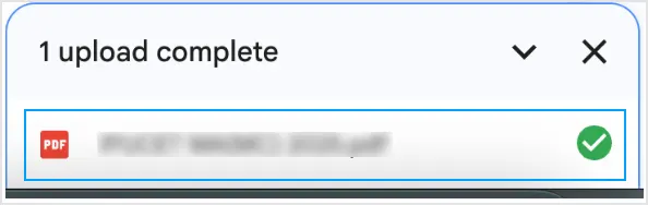 Once it’s uploaded, tap on the file