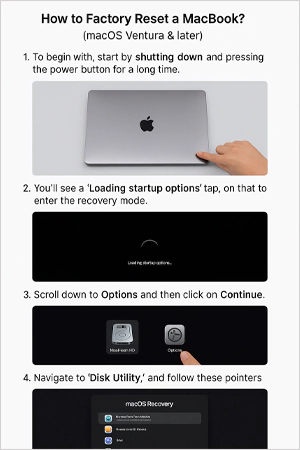 How to factory reset MacBook