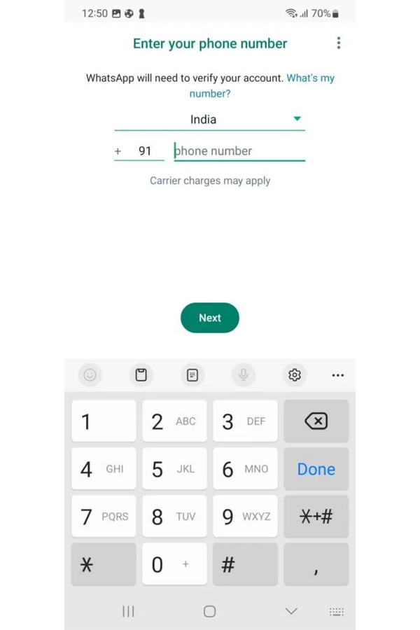 Enter your phone number